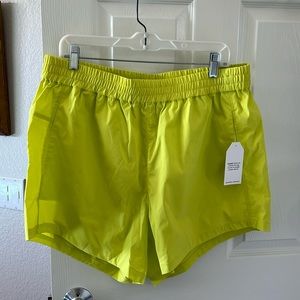Universal standard yellow shorts